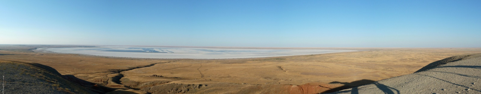 Озеро Баскунчак, Астраханская область, у границы с Казахстаном – фотографии России