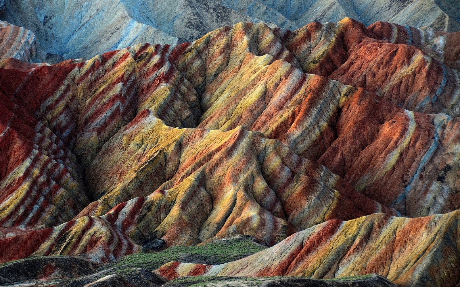 Цветные скалы Чжанъе Данься (Zhangye Danxia), Чжанъе, Китай – фотографии Китая