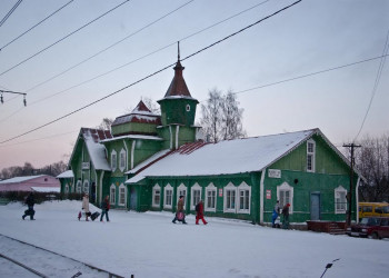 Вокзал в Мончегорске, Россия. Фото 1 – фотографии России