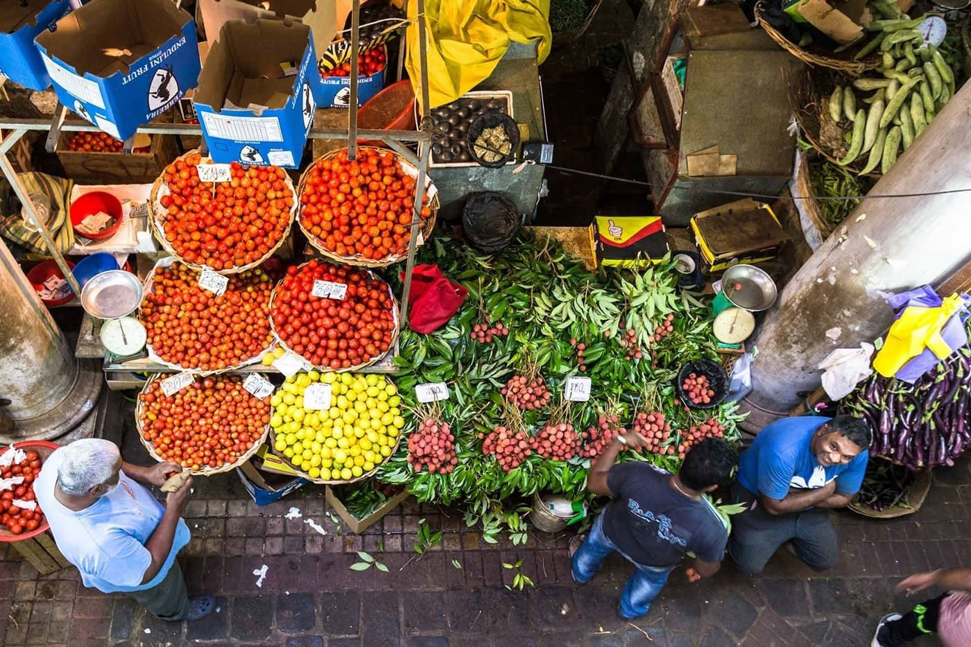 Рынок специя и овощей. Порт-Луи. Маврикий – фотографии Маврикия