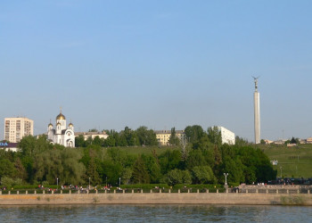Набережная в Самаре, Россия – фотографии России