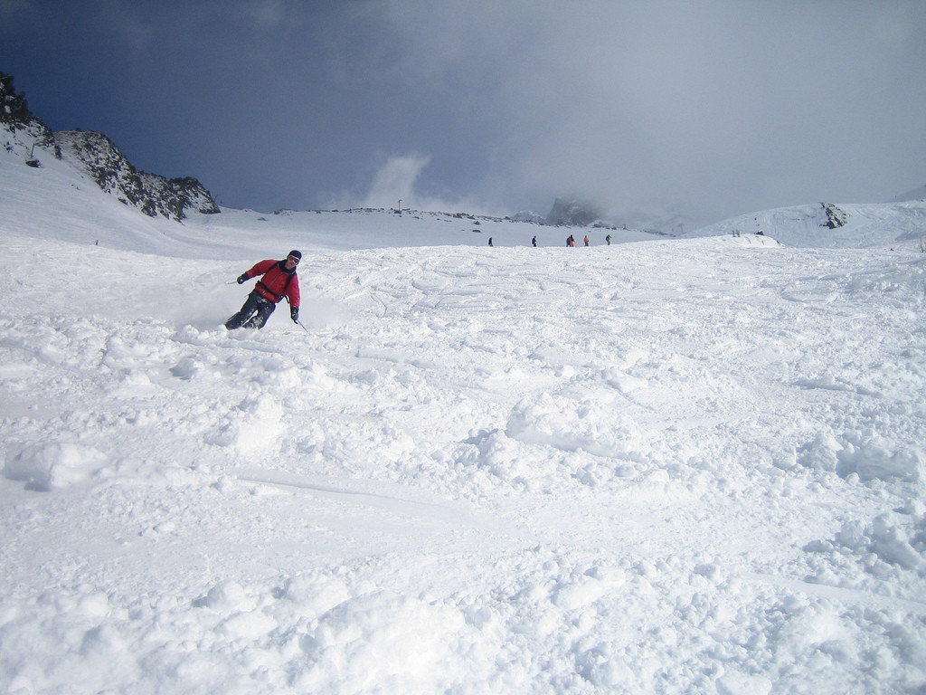 Сноубордист в Валлорсине, Франция. Фото 1 – фотографии Франции