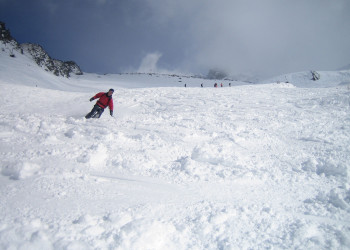 Сноубордист в Валлорсине, Франция. Фото 1 – фотографии Франции