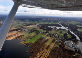 Вид из кабины самолёта, Нидерланды – фотографии Нидерландов
