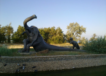 Скульптура в Саки, Россия – фотографии России