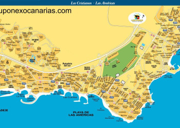 карта – фотографии Канарских островов