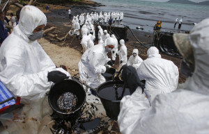 Разлив нефти в заливе Prao Bay. Июль 2013. Фото 12 – фотографии Таиланда