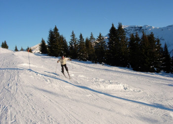 Лыжная трасса в Морзине, Франция. Фото 1 – фотографии Франции