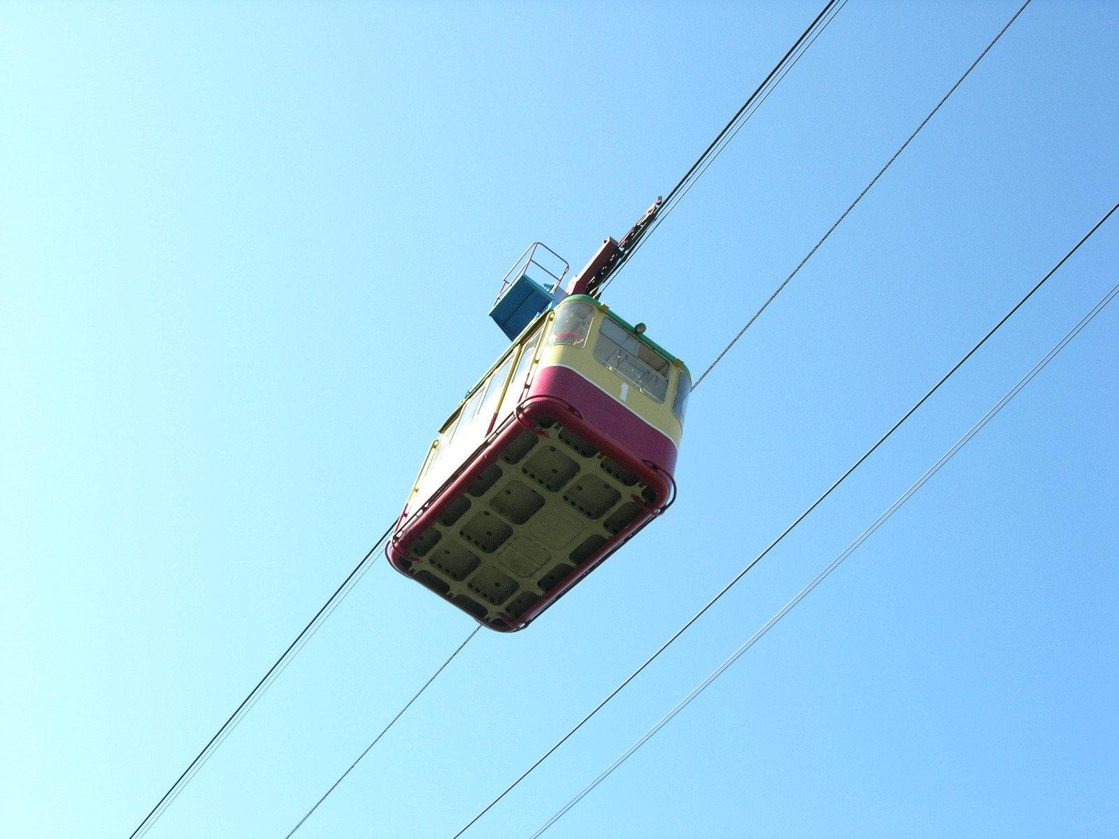 Вид на фуникулёр снизу, Ай-Петри – фотографии России