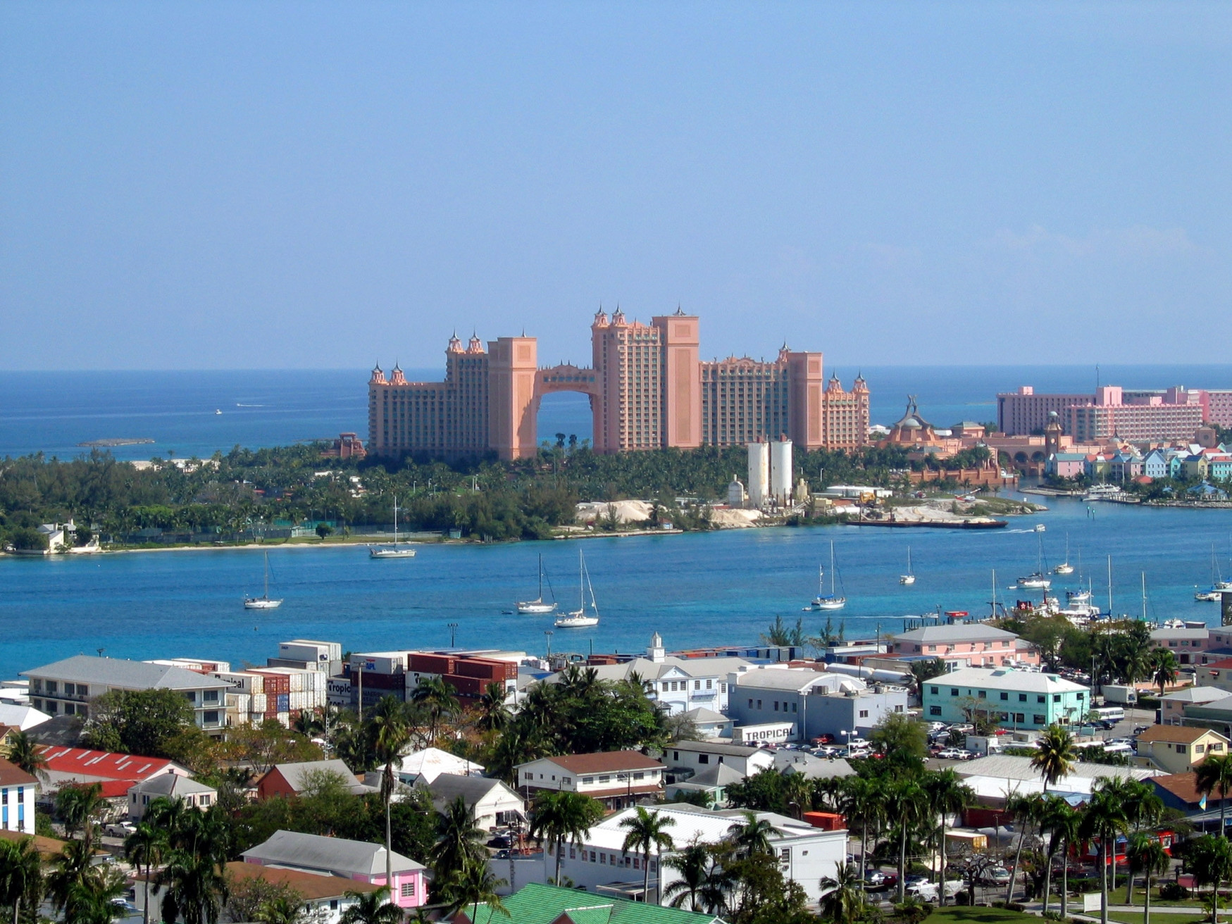 Панорамный вид в Нью-Провиденс, Багамские острова. Фото 7 – фотографии Багамских островов