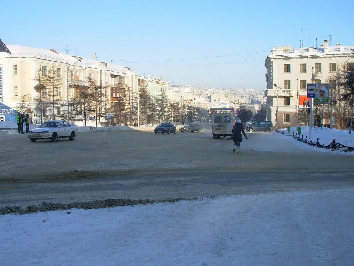 Улица в Магадане, Россия. Фото 2 – фотографии России