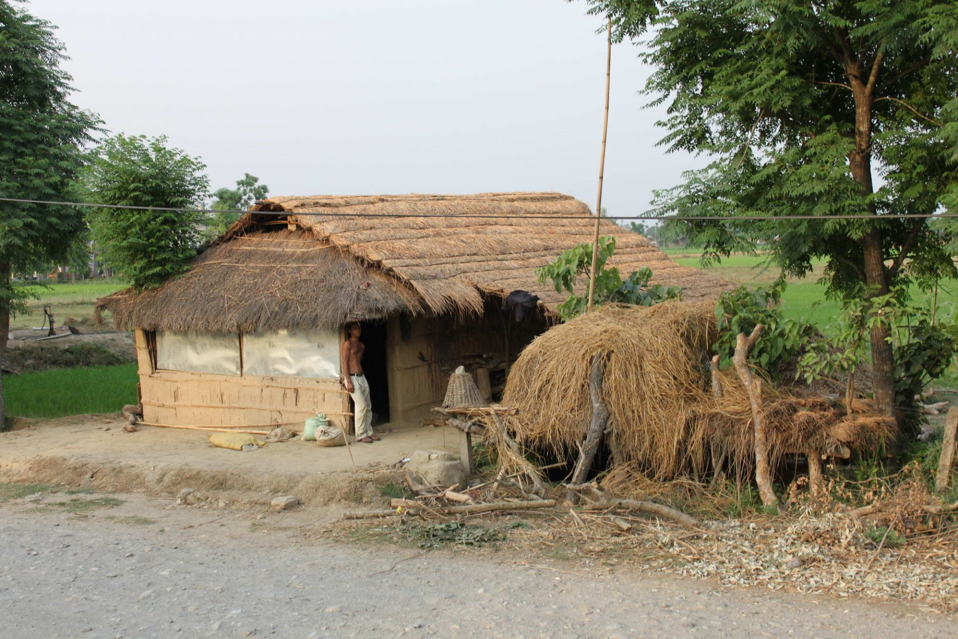 Ещё один типичный дом в сельской местности – фотографии Непала
