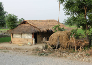 Ещё один типичный дом в сельской местности – фотографии Непала