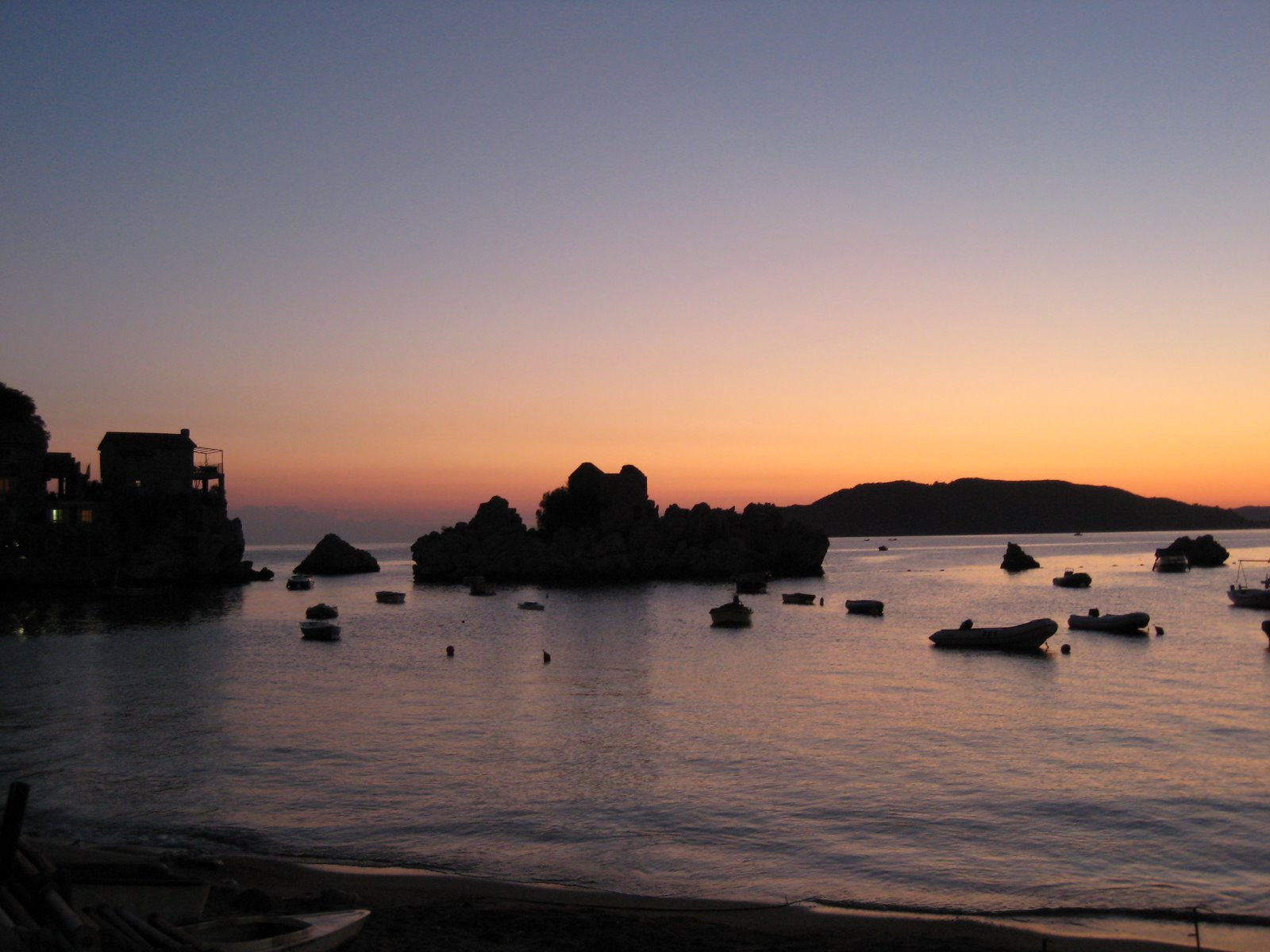 Закат в Пржно, Черногория – фотографии Черногории