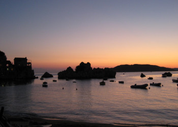 Закат в Пржно, Черногория – фотографии Черногории