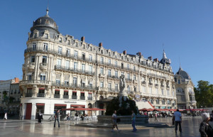 Площадь в Монпелье, Франция – фотографии Франции