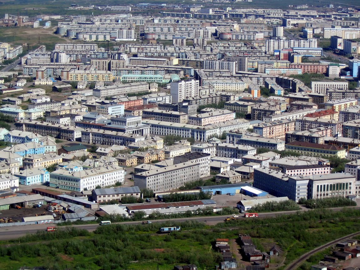 Панорамный вид Воркуты, Россия – фотографии России
