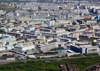 Панорамный вид Воркуты, Россия – фотографии России