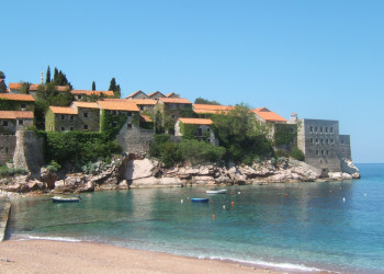 Пляж в Святой Стефан, Черногория. Фото 7 – фотографии Черногории