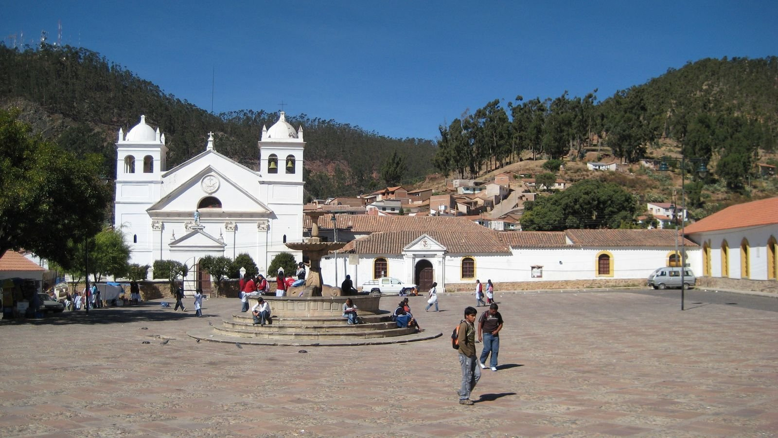 Площадь в Сукре, Боливия – фотографии Боливии