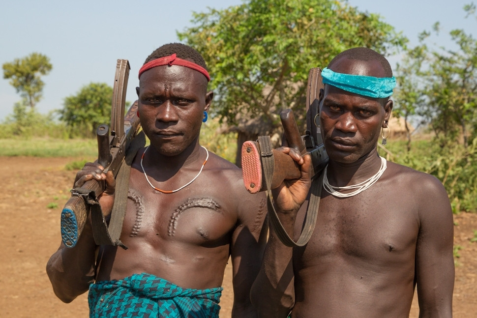 Племя Мурси в национальном парке Маго, Эфиопия. Фото 4 – фотографии Эфиопии
