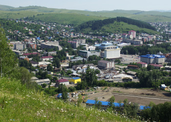 Город Горно-Алтайск в Республике Алтай. Фото 1 – фотографии России