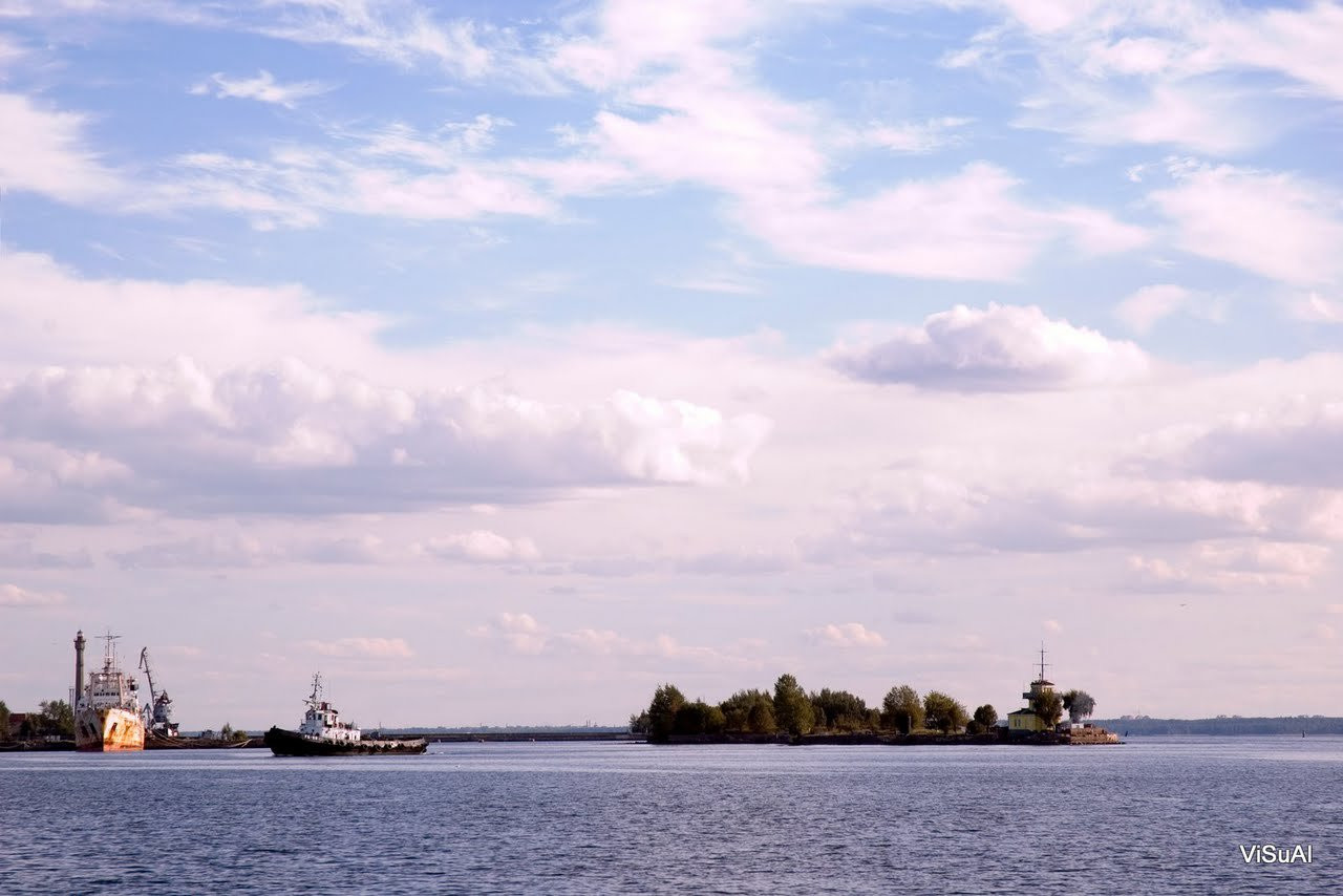 Залив в Кронштадте, Россия – фотографии России