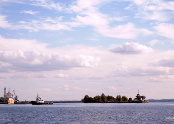 Залив в Кронштадте, Россия – фотографии России