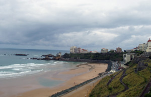 Панорамный вид в Биаррице, Франция – фотографии Франции