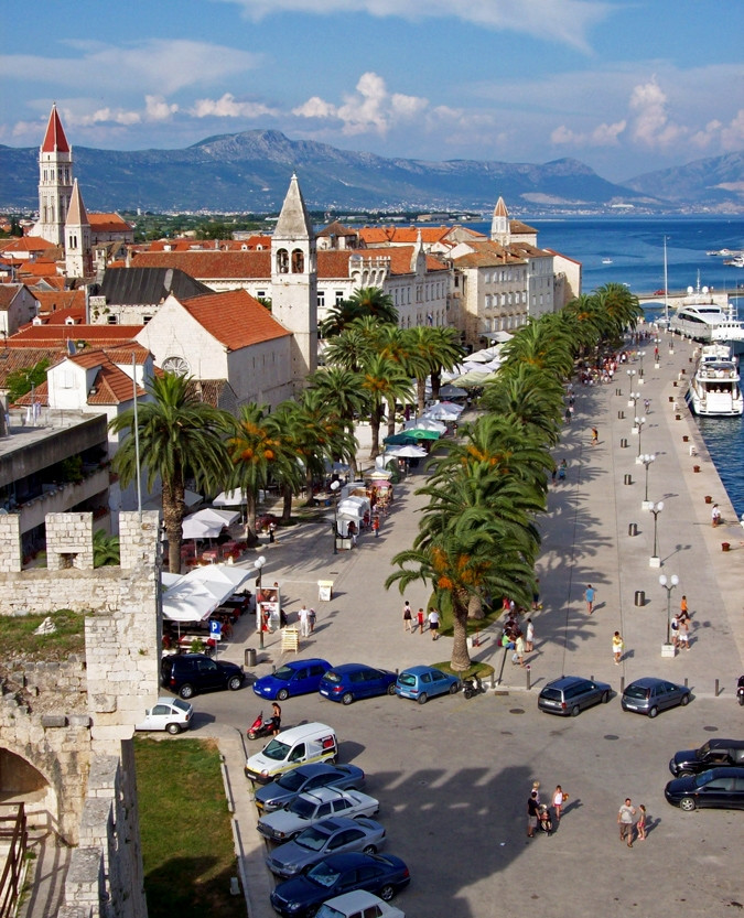 Набережная в Трогире, Хорватия. Фото 23 – фотографии Хорватии