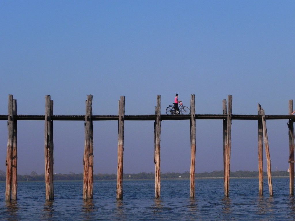 Деревянный Мост У Бейн (U Bein Bridge) – фотографии Мьянмы