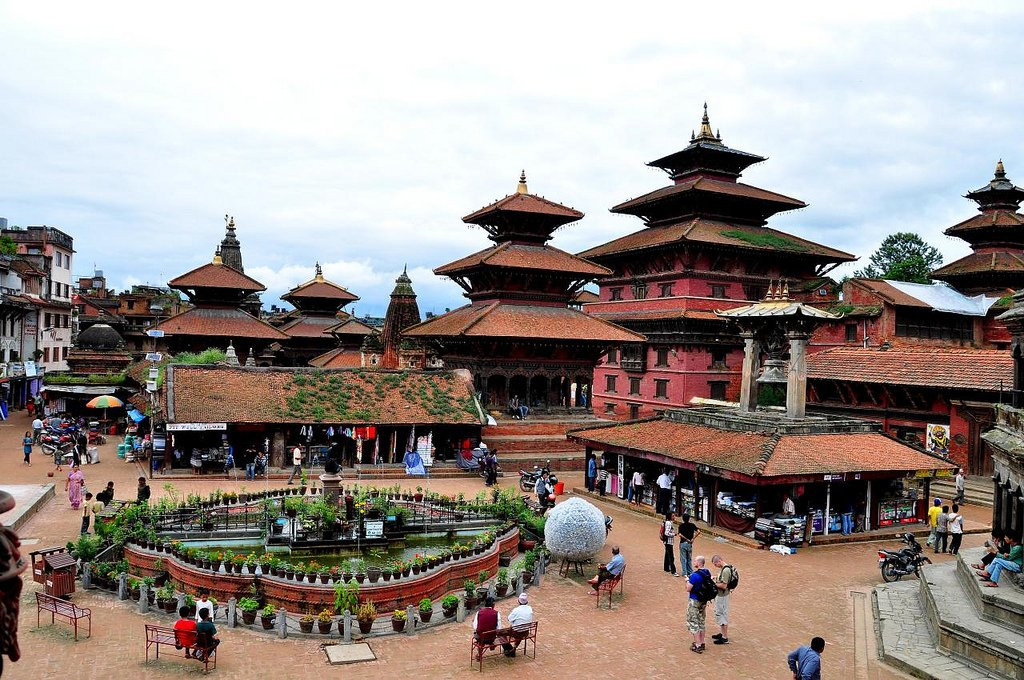 Площадь Дурбар в Патан, Непал – фотографии Непала