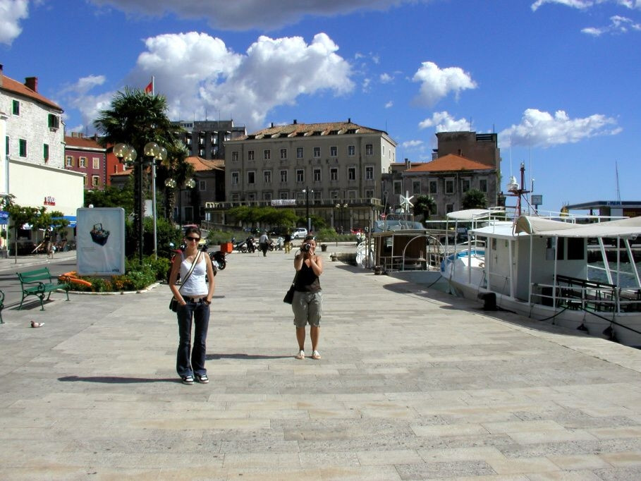 Набережная в Шибеник, Хорватия. Фото 3 – фотографии Хорватии
