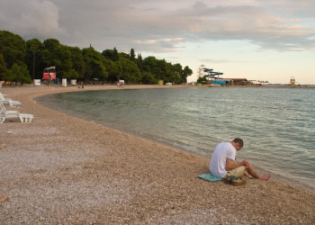 Пляж в Биограде, Хорватия. Фото 6 – фотографии Хорватии