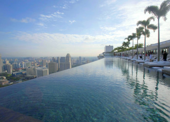 Бассейн в Marina Bay Sands, Сингапур. Фото 1 – фотографии Сингапура