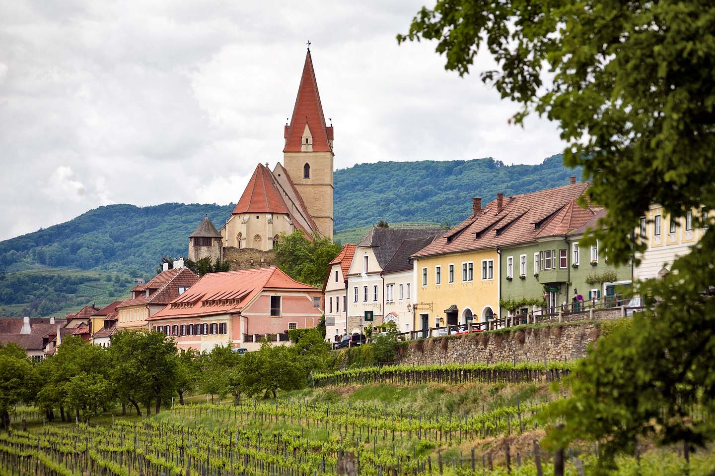 Панорама Вайсенкирхен-ин-дер-Вахау – фотографии Австрии
