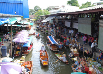 Плавучие рынки Бангкока (Bangkok Floating Markets), Тайланд – фотографии Таиланда