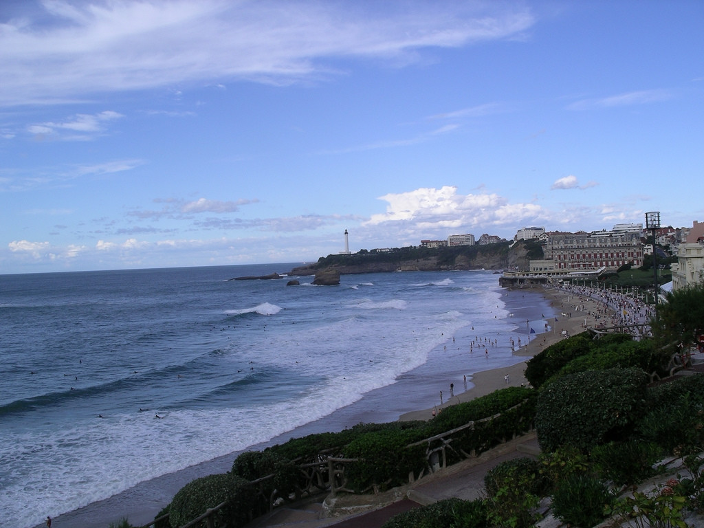 Набережная в Биаррице, Франция. Фото 12 – фотографии Франции