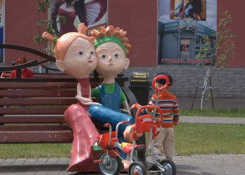 Скульптура в Междуреченске, Россия – фотографии России