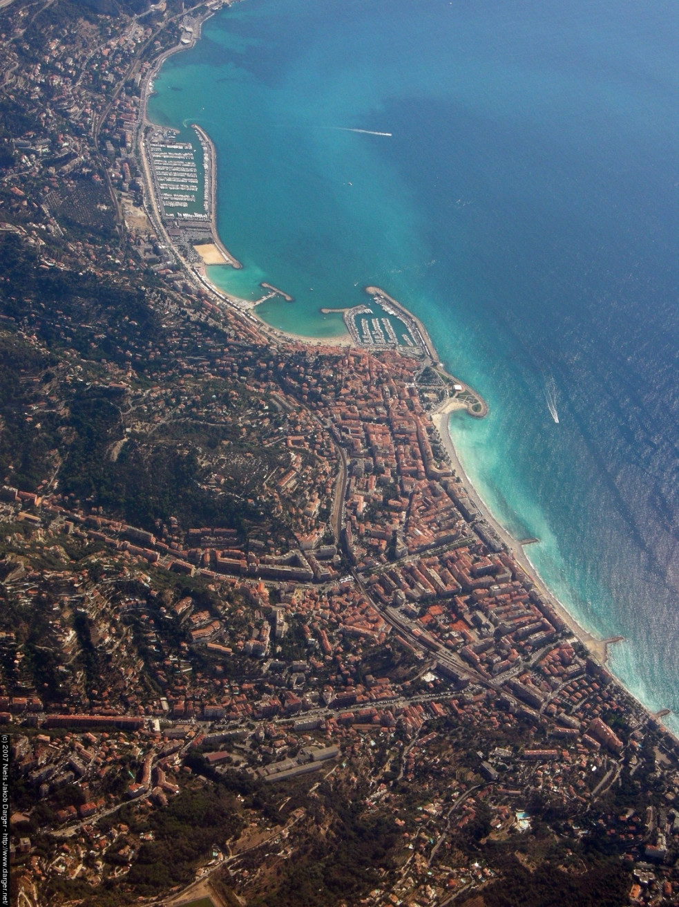 Панорамный вид в Ментоне, Франция. Фото 3 – фотографии Франции