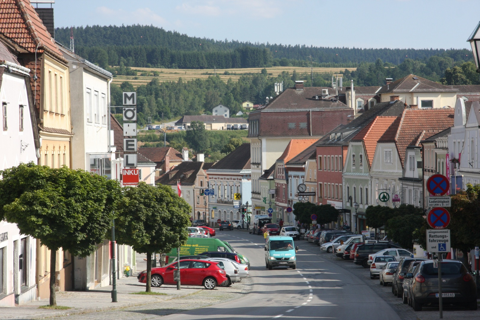 Цветль (Zwettl) – небольшой городок на севере Австрии – фотографии Австрии