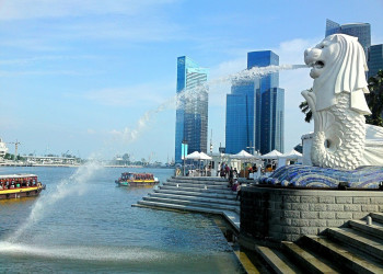 Мерлион – фотографии Сингапура