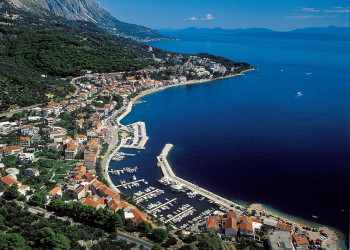 Побережье в Подгора, Хорватия – фотографии Хорватии