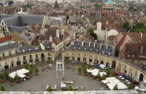 Панорамный вид в Дижоне, Франция – фотографии Франции