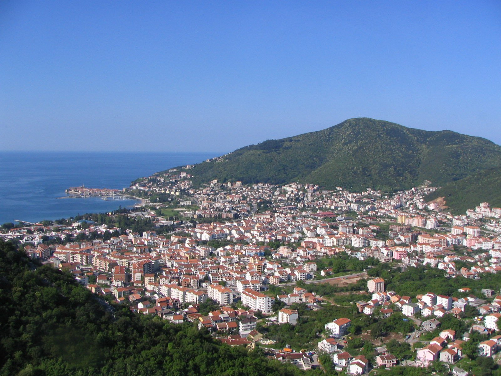 Панорамный вид в Будва, Черногория. Фото 38 – фотографии Черногории