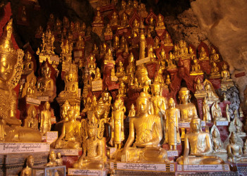 Статуи в пещерах – фотографии Мьянмы