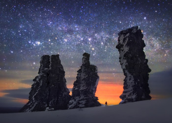 Скалы  Маньпупунёр, Коми, Россия – фотографии России