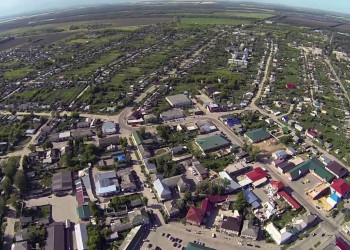 Вид на город Ряжск, Рязанская область – фотографии России