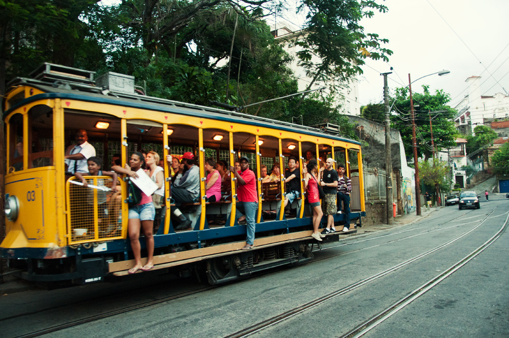 Трамвай Санта-Тереза – фотографии Бразилии