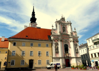 Францисканская церковь в Санкт-Пёльтене – фотографии Австрии
